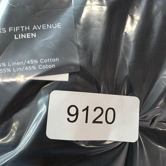 Womens Saks Fifth Avenue Black Sleeveless Linen-Blend Shirt Dress Button Up XS - Picture 8 of 8